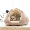 Almofada de cama oval colorida para cães